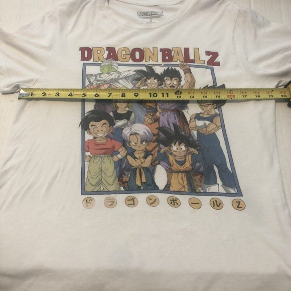 Dragon Ball Z Bird Studio Toei Animation White Graphic Shirt Men Size Medium - Picture 11 of 12